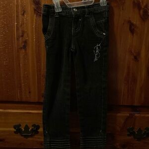 PRE-OWNED GIRLS JEANS SIZE 4T! GOOD CONDITION! SMOKE FREE HOME!